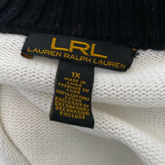 Authentic Lauren Ralph Lauren Black Label Knitted Full Zip Cardigan Sweater - Picture 10 of 10